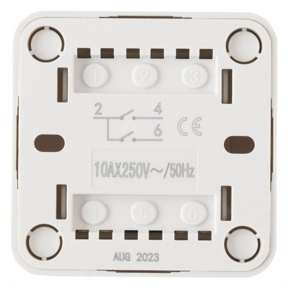 Выключатель двухклавишный Arte Milano 310 310.30-2.white