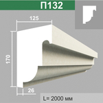 П132 подоконник (125х170х2000мм), шт