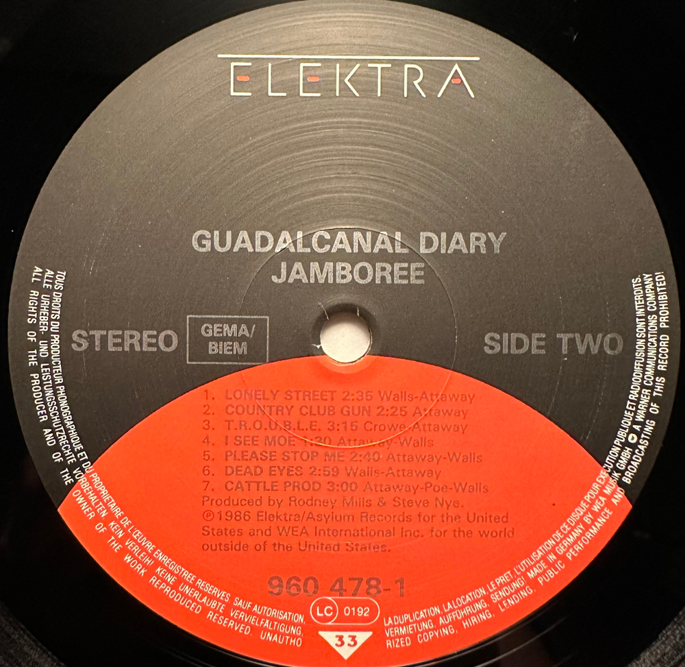 Guadalcanal Diary - Jamboree (Германия 1986г.)