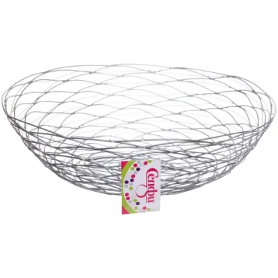 Фруктовница «Brownie» 32*24*9см лоза серая