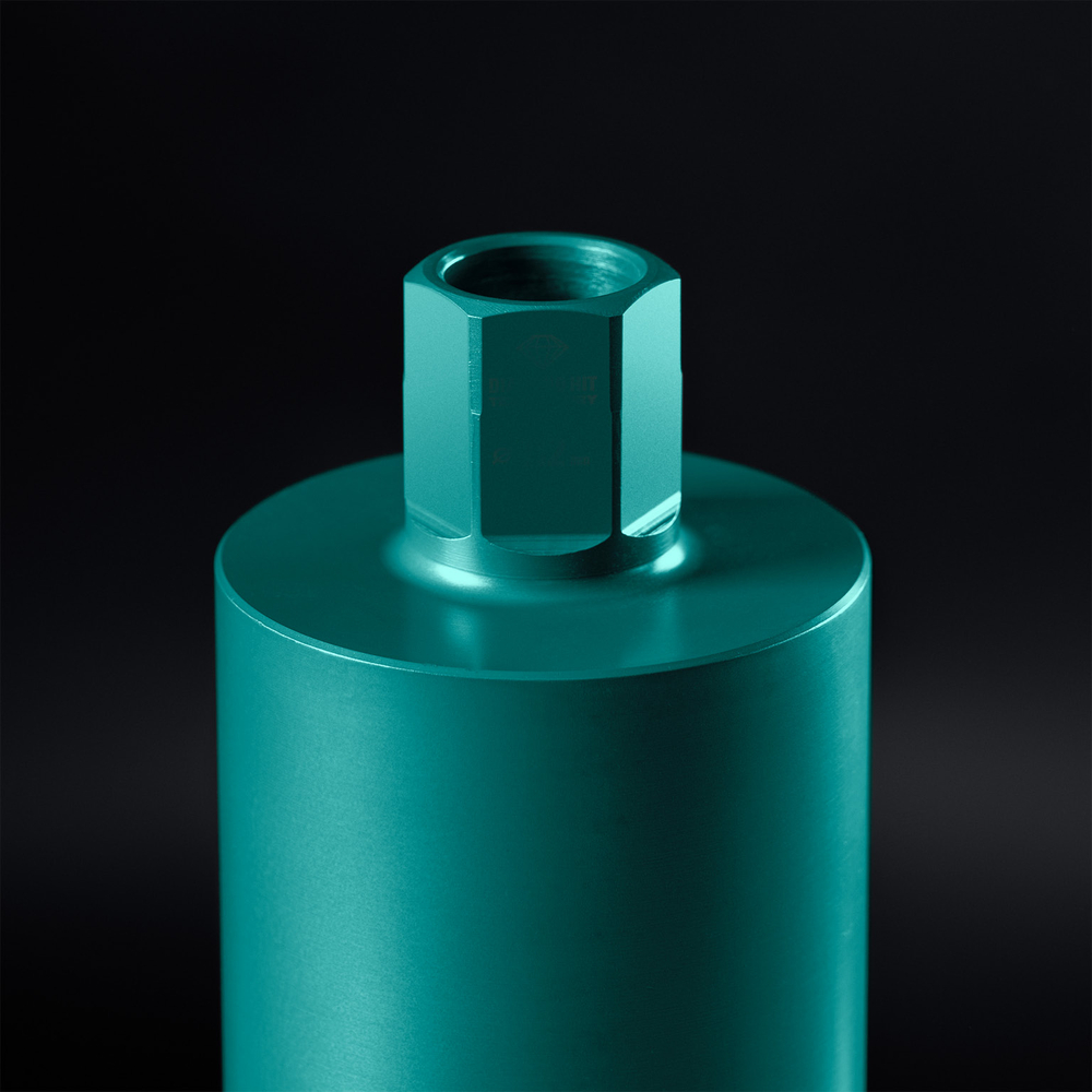 KRAFTOOL DIAMOND 200 мм (450 мм, 1 1/4″, лазерная сварка, сухое сверление с микроударом), алмазная коронка по железобетону (29825-200)
