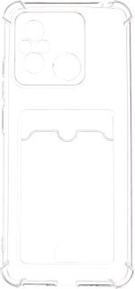 Силиконовый чехол с отделением для карты для Xiaomi Redmi 12C/Poco C55 DF