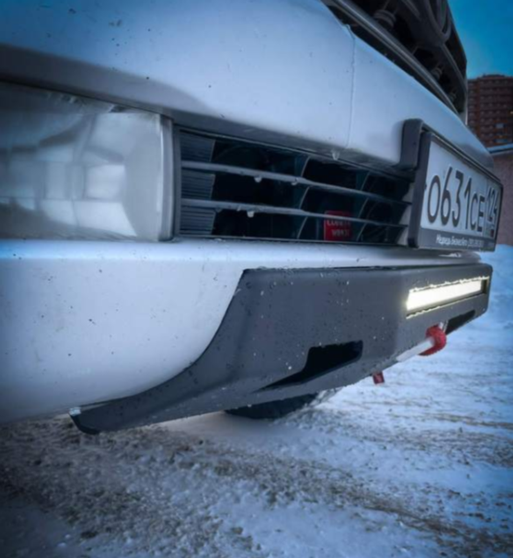 Площадка под лебедку (мини силовой бампер) Toyota Land Cruiser 200 2008-2015