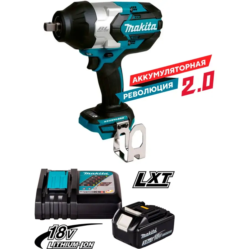 Аккумуляторный ударный гайковёрт LXT Makita DTW1004Z(R)