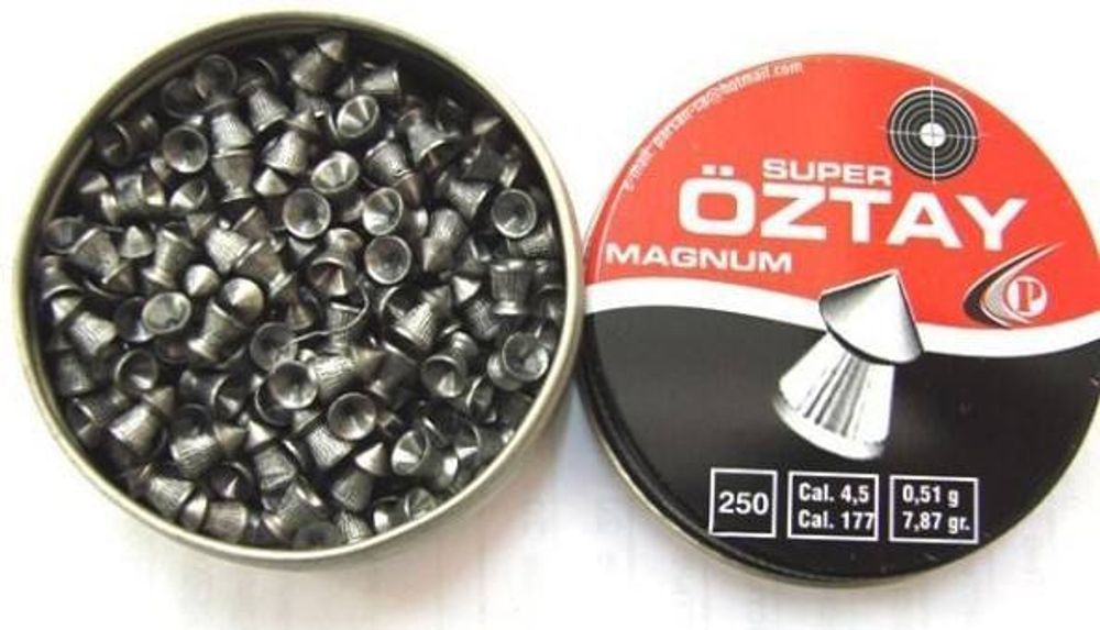 Пули для пневматики Oztay 4,5 mm 250 шт