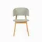 Стул Lolly, натуральный, светло-серая обивка