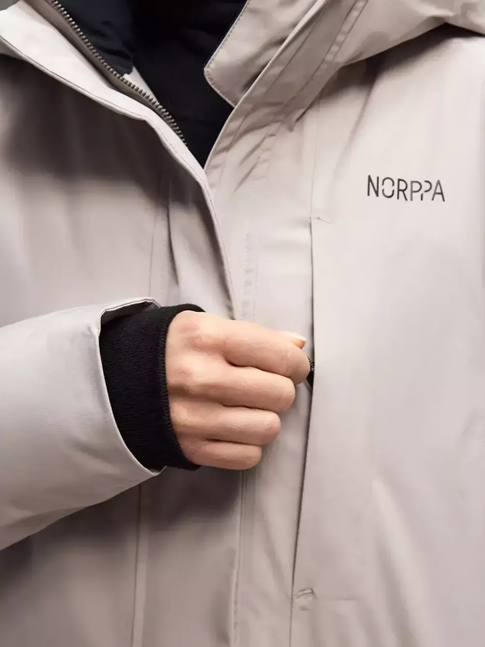 Пальто женское KOLARY NORPPA известь