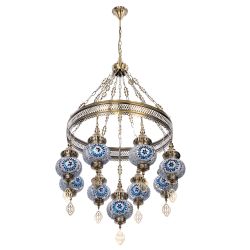 Citilux Каир CL419186 Люстра подвесная Мозаика Синяя