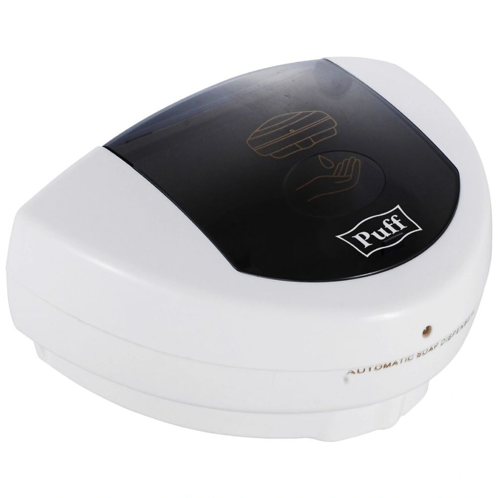 Дозатор для жидкого мыла, Puff, 8182, сенсор, 500 мл, бело-чер, 1402.162