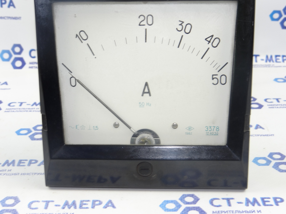 Амперметр Э378 (0-50А)