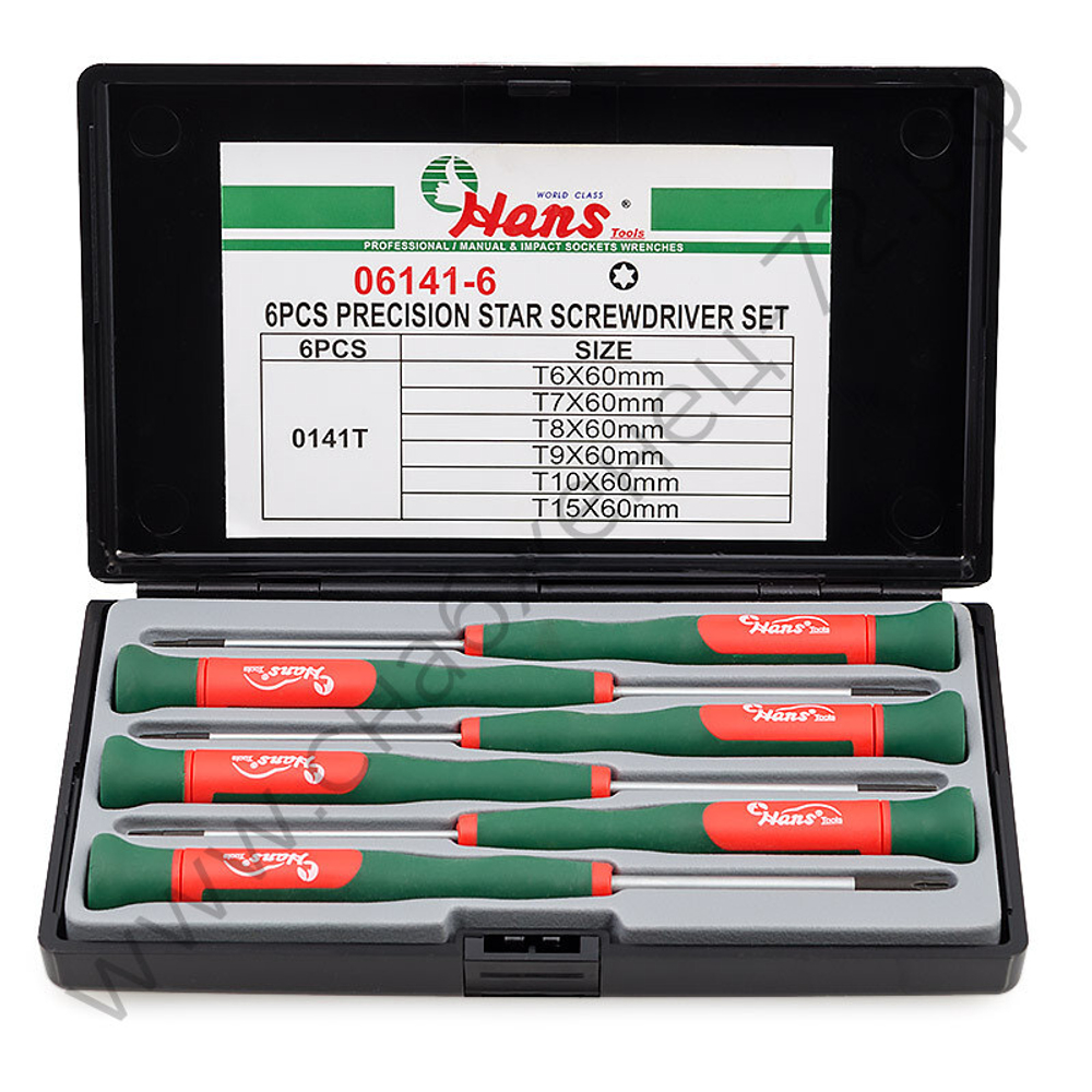 Набор отверток для точной механики Hans, 06141-6