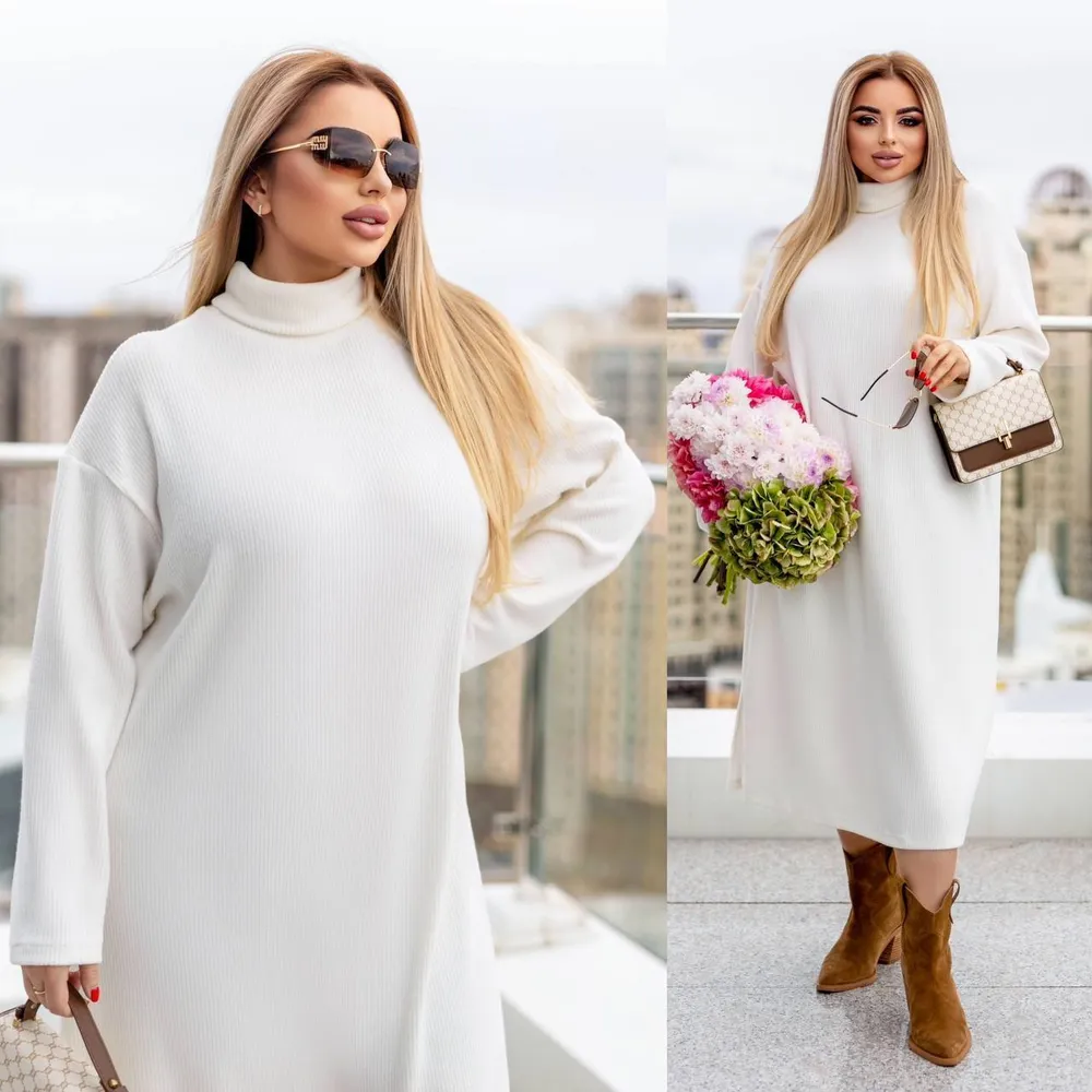 Платье теплое УК-192-1 Фабрика Моды