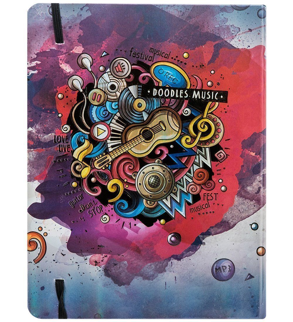 BM-01/4 Блокнот бол. «Звуки музыки» (3D твердая обложка)