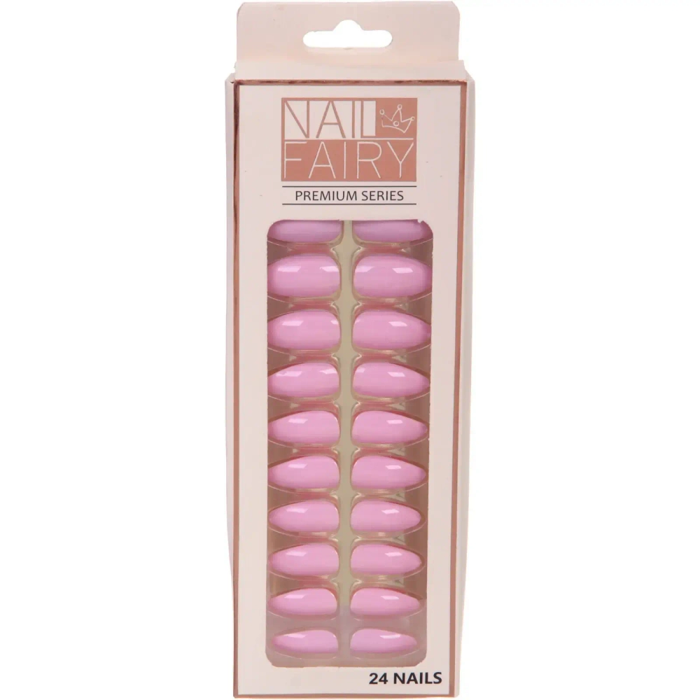 Ногти накладные на клеевых пластинах 24шт «ТЫПРЕКРАСНА!», цвет розовая лаванда, длина 2.3см