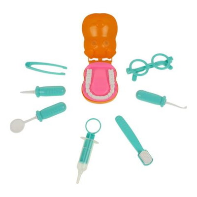 Игровой набор "Стоматолог Собачка" 8 предм. блист. (Лена)