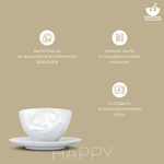 Чайная пара tassen happy, 200 мл, белая