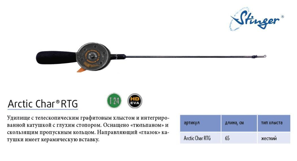 Зимняя удочка Arctic Char RTG