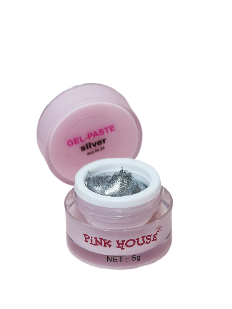 Гель-паста серебро премиум Pink House 5гр