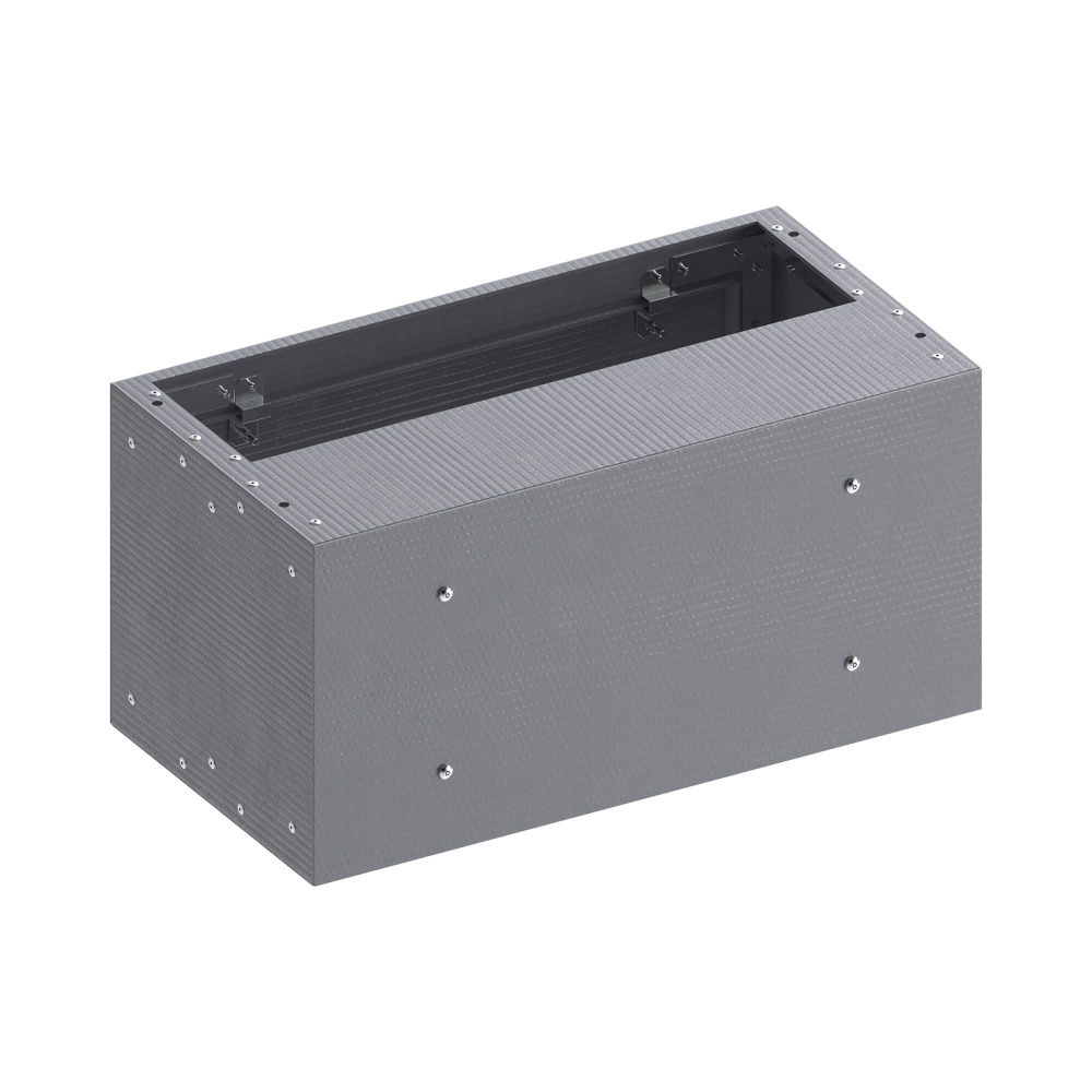 Цоколь стеклопластиковый наземный В=300 мм для навесных корпусов ШxГ 800x200 мм