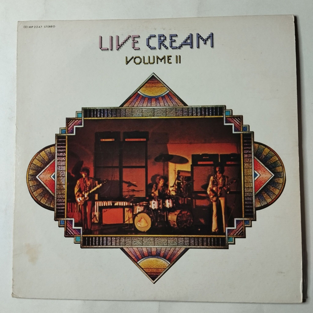 Винтажная виниловая пластинка LP Live Cream Volume II (Japan 1972) (No Obi) White Room