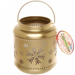 Сувенир с подсветкой «Сказочная снежинка» 12*15 см, золото