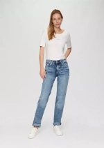 Jeans Karolin / Regular Fit / Mid Rise / Straight Leg