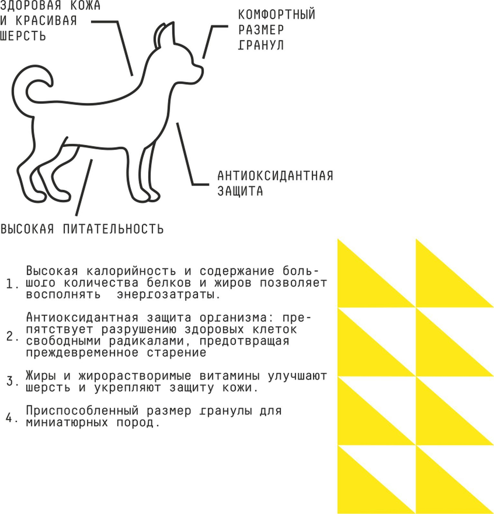 Сухой полнорационный корм для собак миниатюрных пород AJO Dog Very Small Adult, индейка и ягненок с гречкой, 1,5 кг