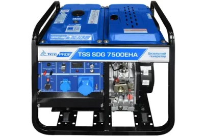 Дизельный генератор (7.5 кВт) TSS SDG 7500EHA