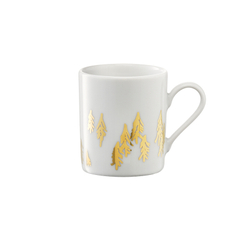 Набор чашек для кофе с блюдцами fir metallic, 100 мл, 2 шт.