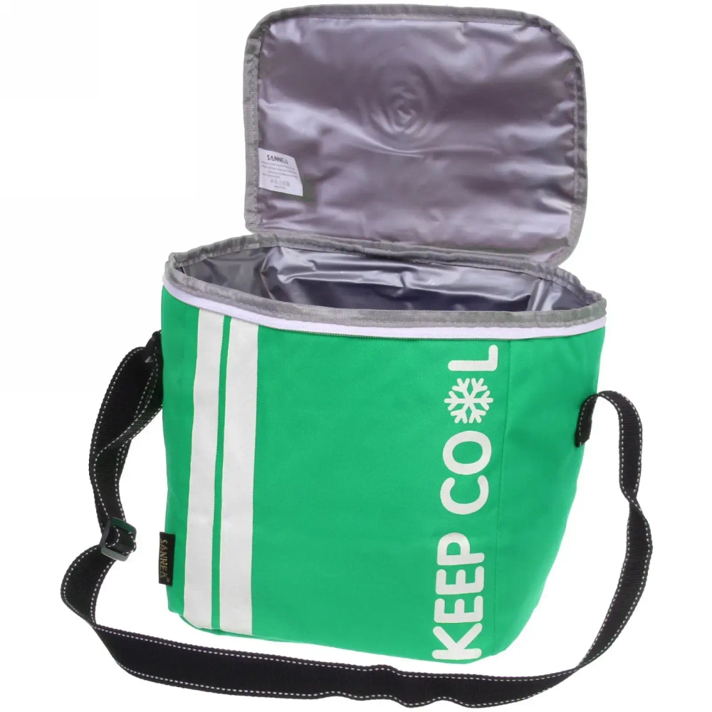 Термосумка 10 л, 24*17.5*24 см, Sanne зелёная