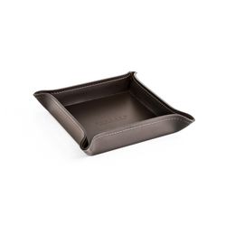 Лоток из двухслойной кожи Cuoietto с металлической вставкой 45*240*240 (TBCMet45-240-240) 5