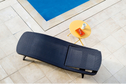 Шезлонг Pacific, серый