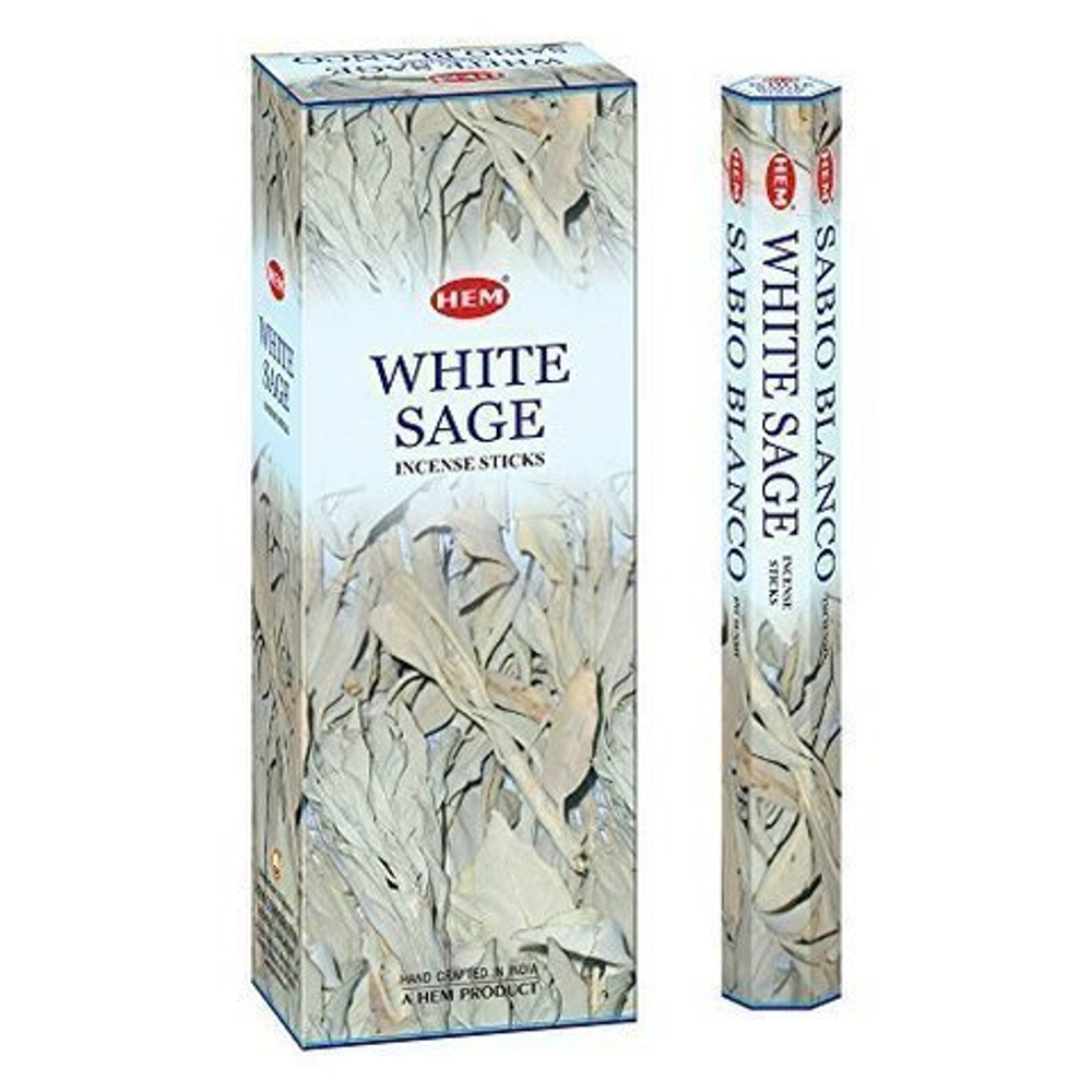 HEM White Sage шестигранник Благовоние Белый шалфей