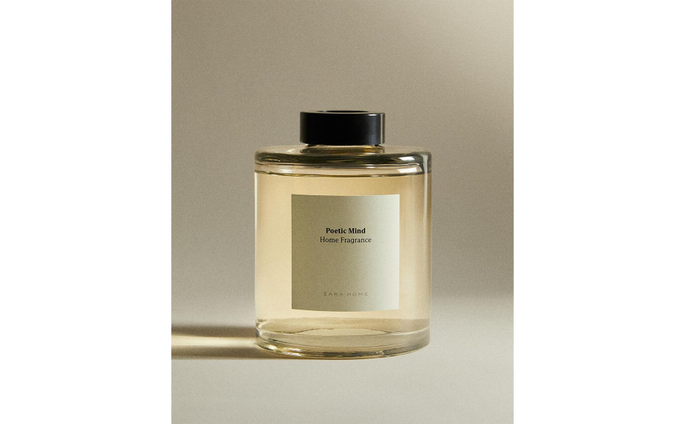 Zara Home POETIC MIND REED DIFFUSERS — ароматический диффузор с тростниковыми палочками, Поэтический Разум, 500 мл