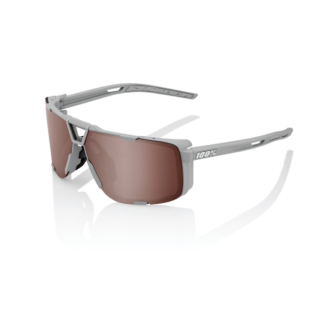 Спортивные очки 100% Eastcraft / Soft Tact Stone Grey / HiPER Crimson Silver Mirror Lens