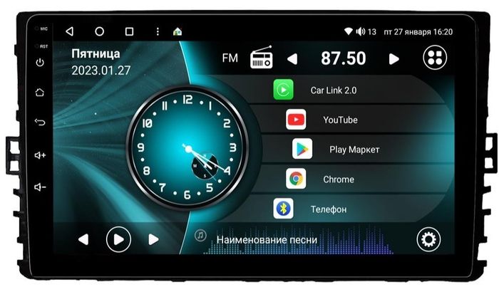 Магнитола для Volkswagen Teramont 2018-2022 - Vaycar VA81U-9010 на Android 13, Быстрая, 4G SIM-слот