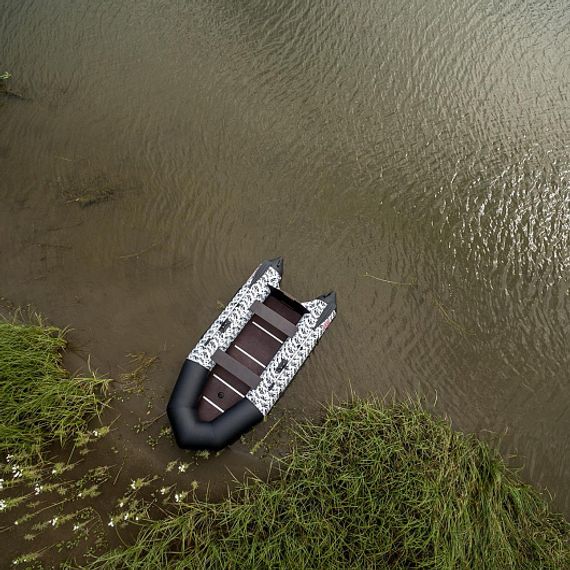 Лодка Тонар Капитан Т330 (киль+пол) принт рыбы
