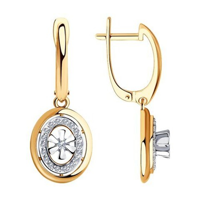 Серьги Au 585 (1021414)