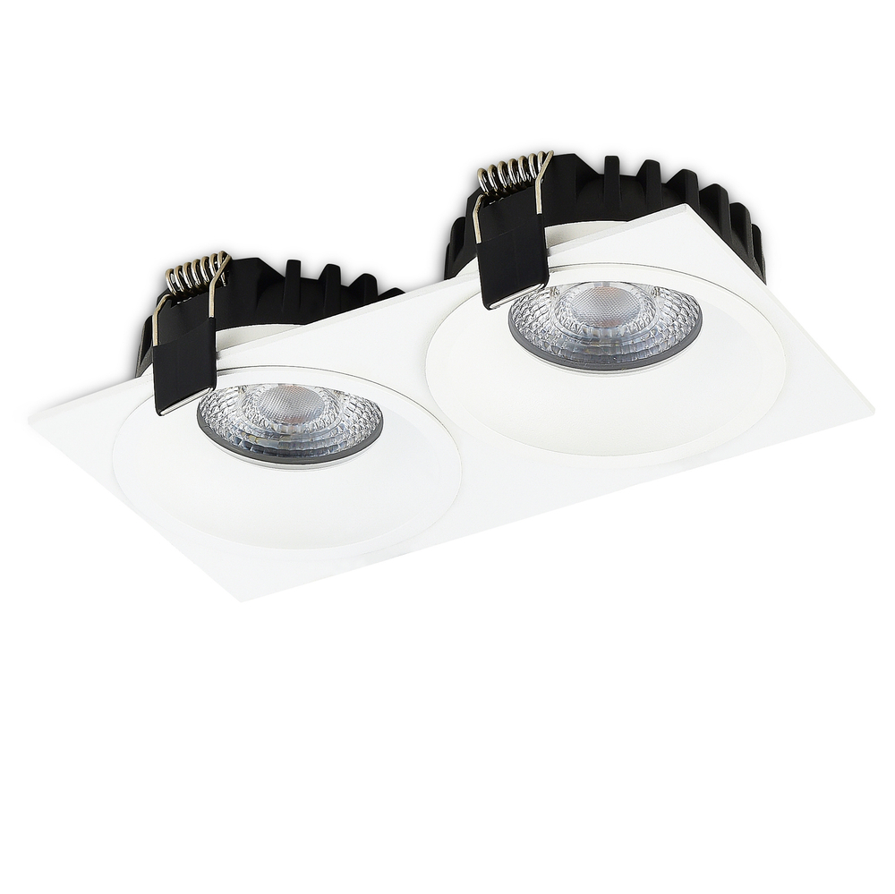 Светильник встраиваемый CRATER,  10W,  931Lm,  3000K,  D82хH40мм,  IP44,  белый