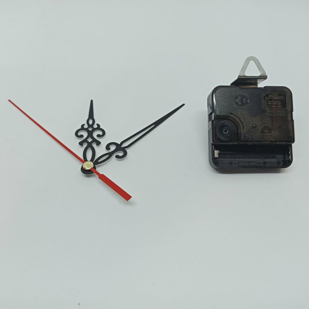 `Часовой механизм, шток 12 мм, со стрелками №20