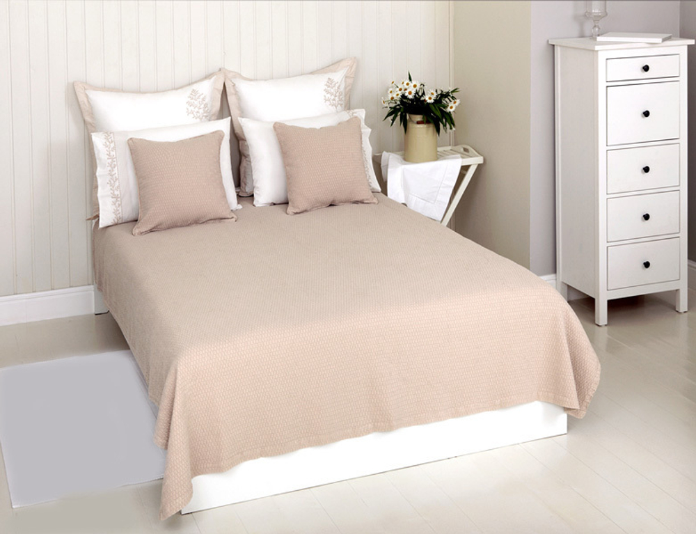 Покрывало 210х240 Luxberry Brick бежевое Португалия