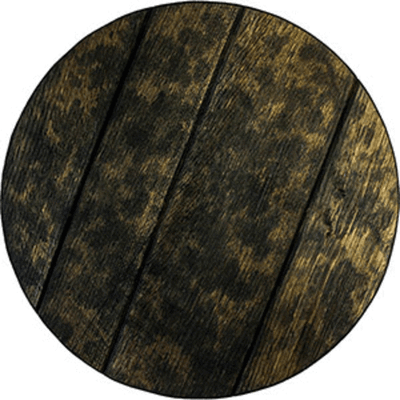 Доска для подачи круглая на ножках;дуб;D=300,H=50мм