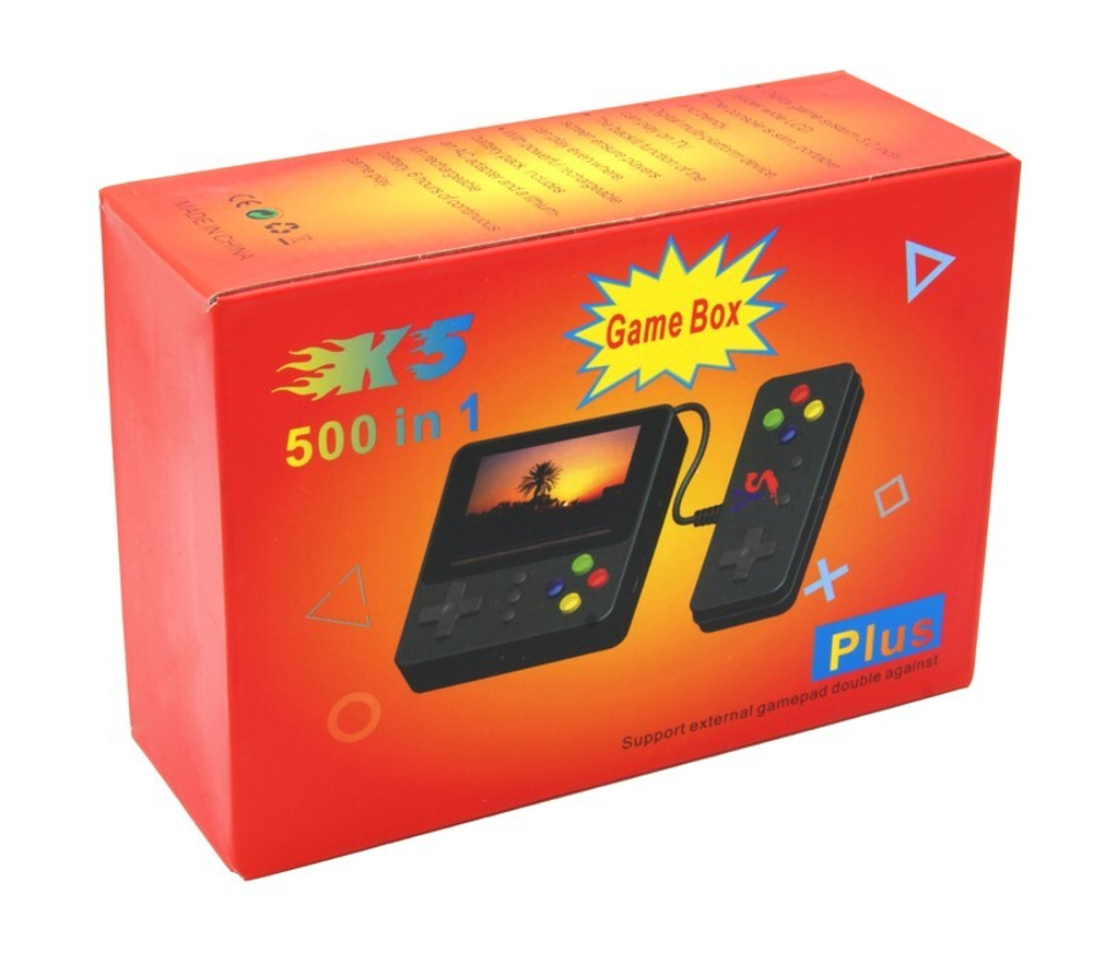Игровая консоль Game Box K5 500 игр + джойстик (черный)