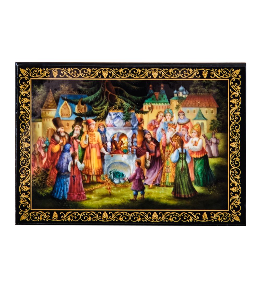 Народные промыслы ШК-11/11-G Шкатулка в технике декупаж (10х14х4)