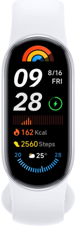 Фитнес-браслет Xiaomi Smart Band 9 серебристо-белый
