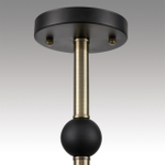 8191/9C COUNTY LN26 306 черный/античная бронза/черный металл Люстра потолочная Е27 9*60W 220V ABRIS