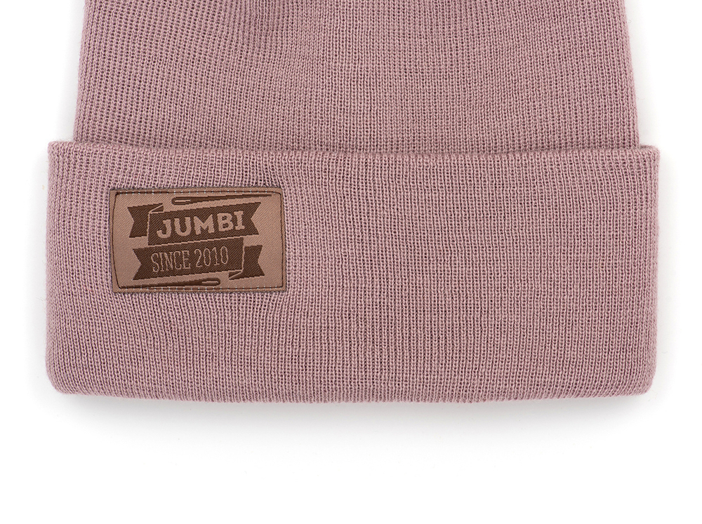 Шапка весенняя/осенняя вязаная КИКИ(Пудра)