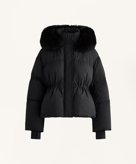 Oysho Короткий пуховик с наполнителем из 100%-го пуха, черный