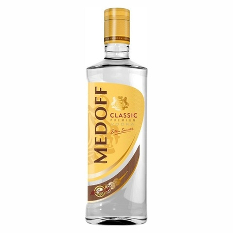 Водка МЕДОФФ КЛАССИК (MEDOFF CLASSIK) 40%, 0,5 л.