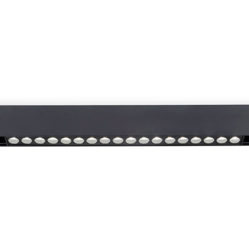 Светильник светодиодный трековый для шинопровода Magnetic GL4033 BK черный IP20 30W 4200K 48V 24° 550*22*45